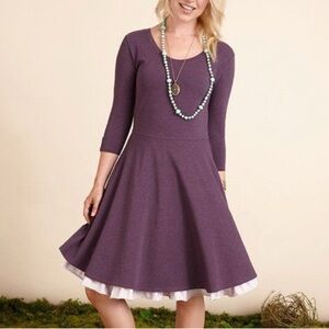Matilda Jane Purple Long Sleeve Dress